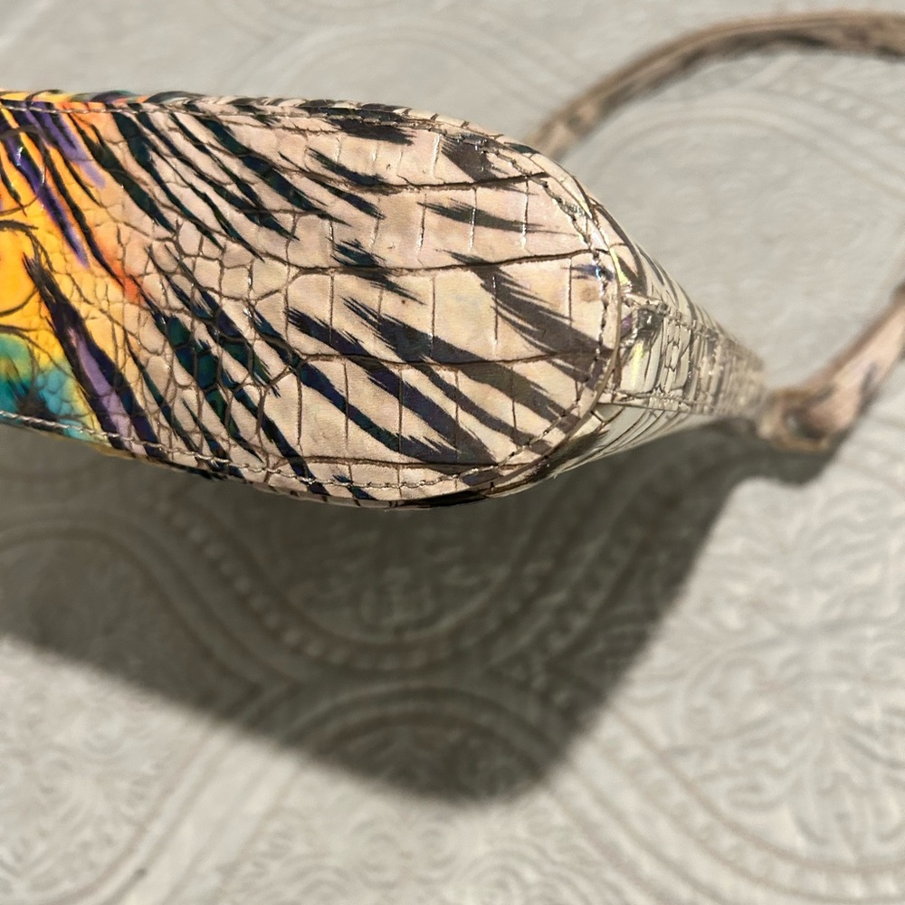 Brahmin Katie Obsession Ombre Rainbow Iridescent Crossbody Shoulder Bag - Picture 4 of 11